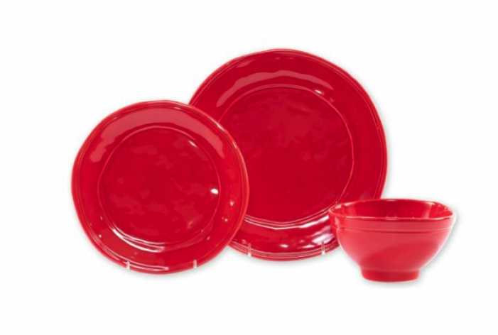 Fresh Red 3 Piece Place Setting By Belleandjune - Bowl (515x500), Png Download