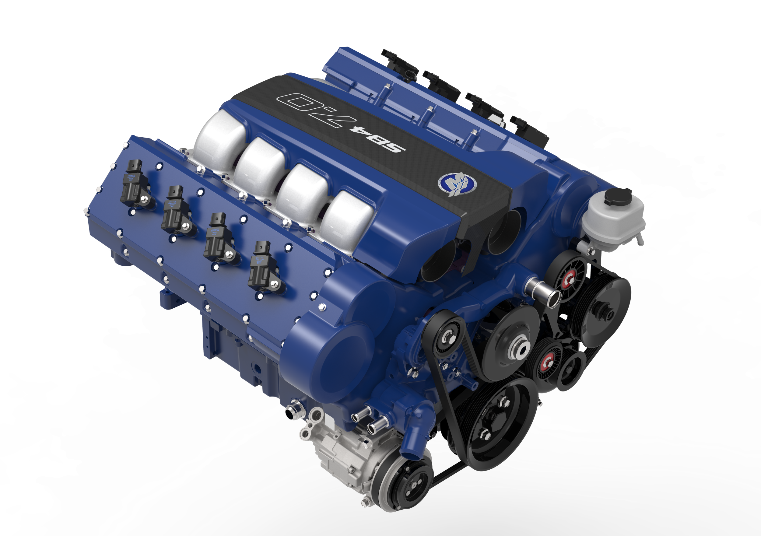 Mercury Racing Sb4 Dohc » Sb4 Spread Glamour - Mercury Racing Sb4 Dohc (2500x1761), Png Download