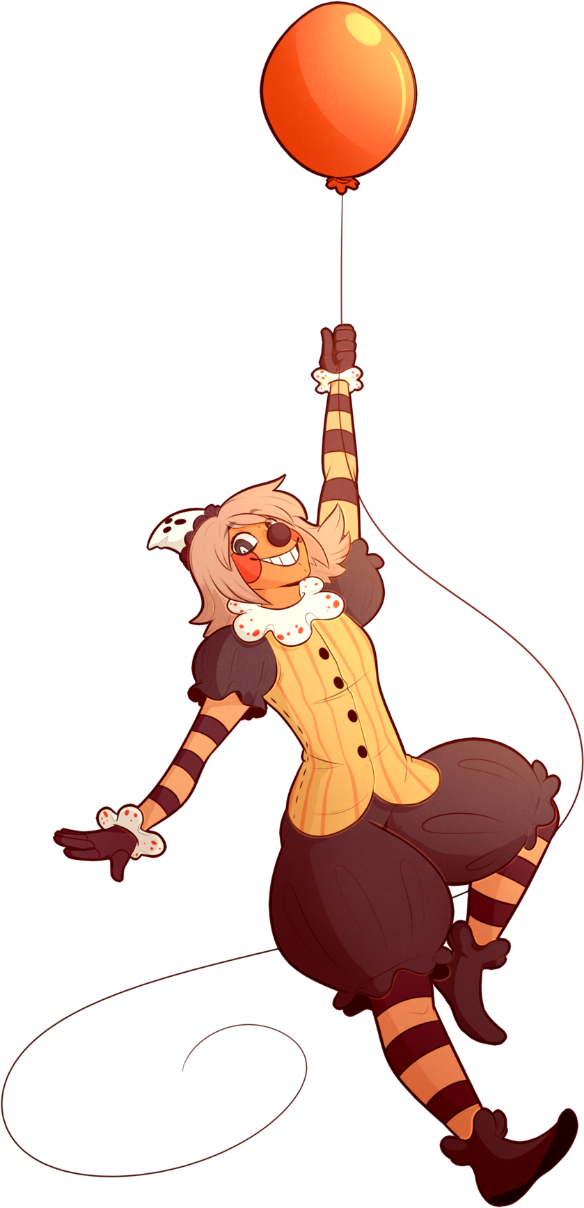 Clown Coulrophobia Pumpkin B Clownin My Art Art I Did - Cartoon (1001x1920), Png Download