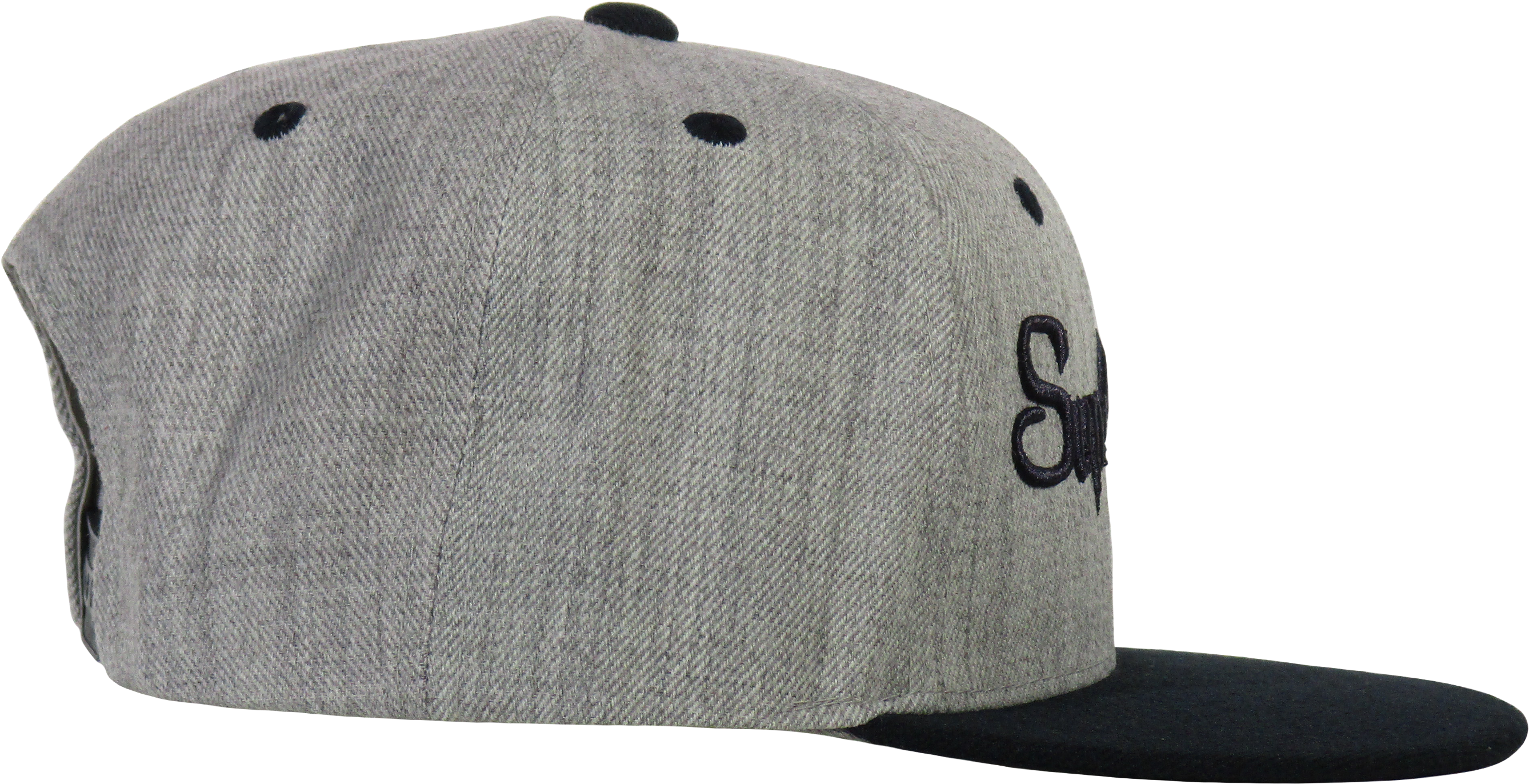 Super Gangsta Loco Snap Back Grey Side - Baseball Cap (2823x1713), Png Download