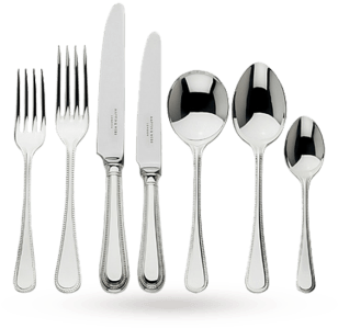 Silver Plated Bead 7 Place Setting - Number (350x350), Png Download