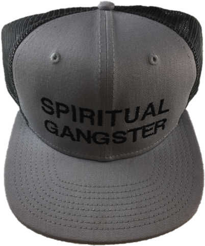Grey Spiritual Gangster Hat - Hat (445x494), Png Download