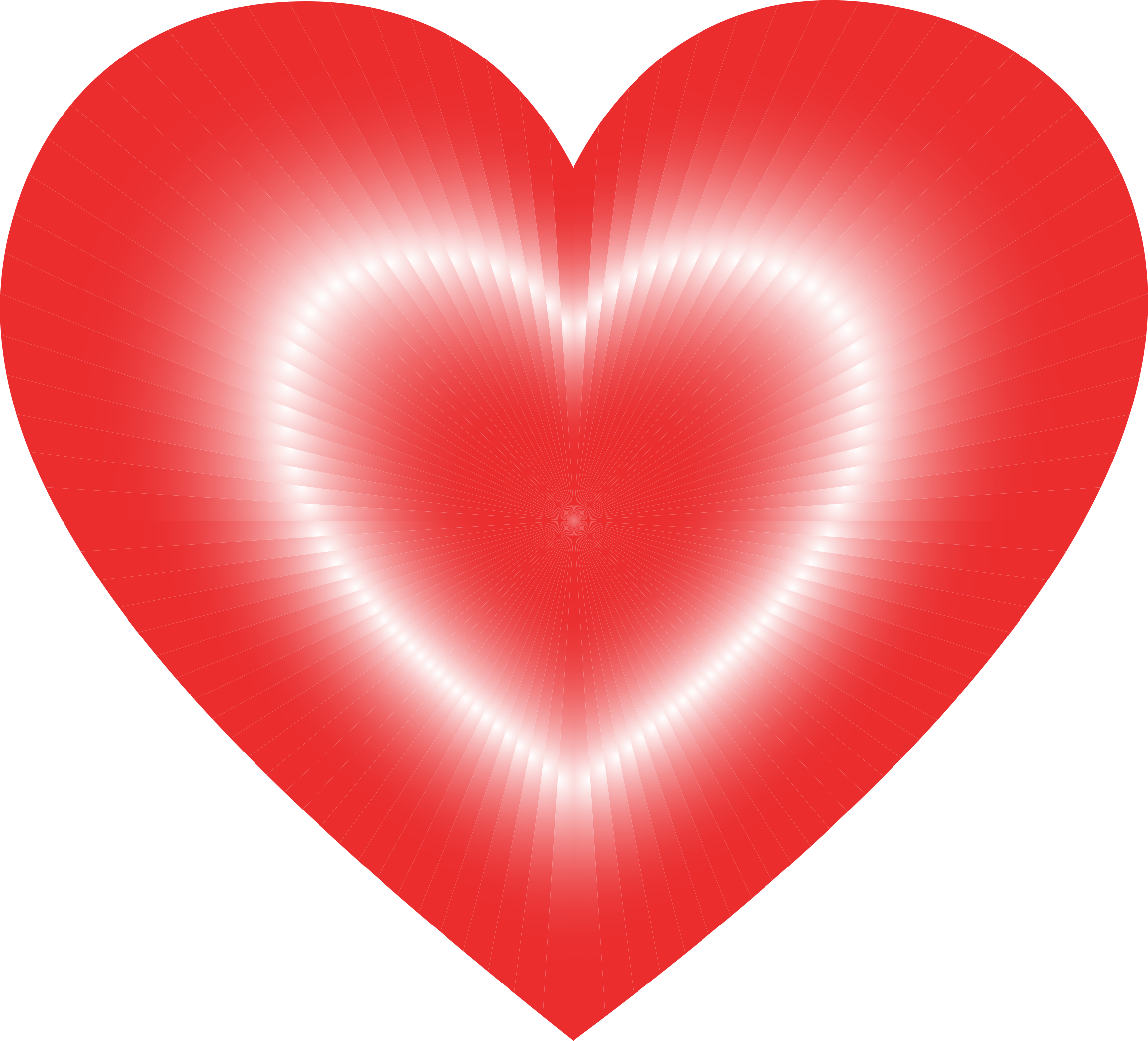 Big Image - Heart Starburst (2314x2100), Png Download