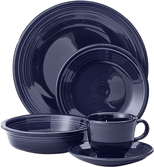 Cobalt 5 Piece Place Setting - Coffee Cup (606x613), Png Download