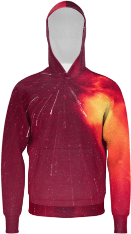Red Starburst Hoodie - Hoodie (480x480), Png Download
