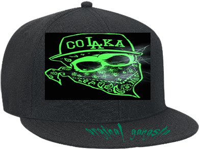 Snapback Flat Bill Hat - Ms13 (400x333), Png Download