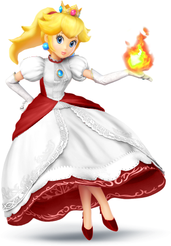 Inspirational Picture Of A Daisy Flower Image Fire - Princess Peach Smash (343x479), Png Download