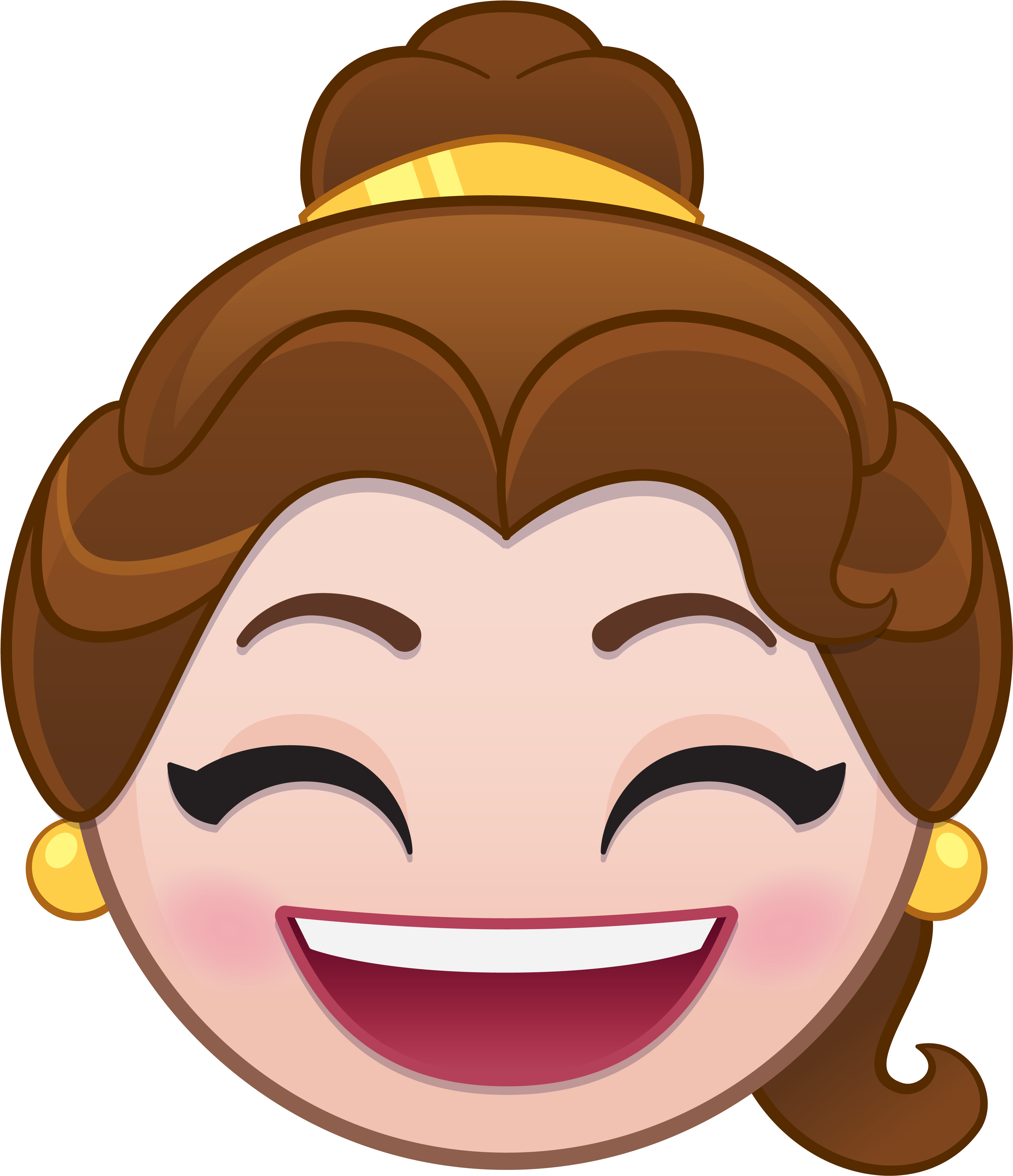 Flexing Arm Emoji - Disney Emoji Blitz Png (3730x4150), Png Download
