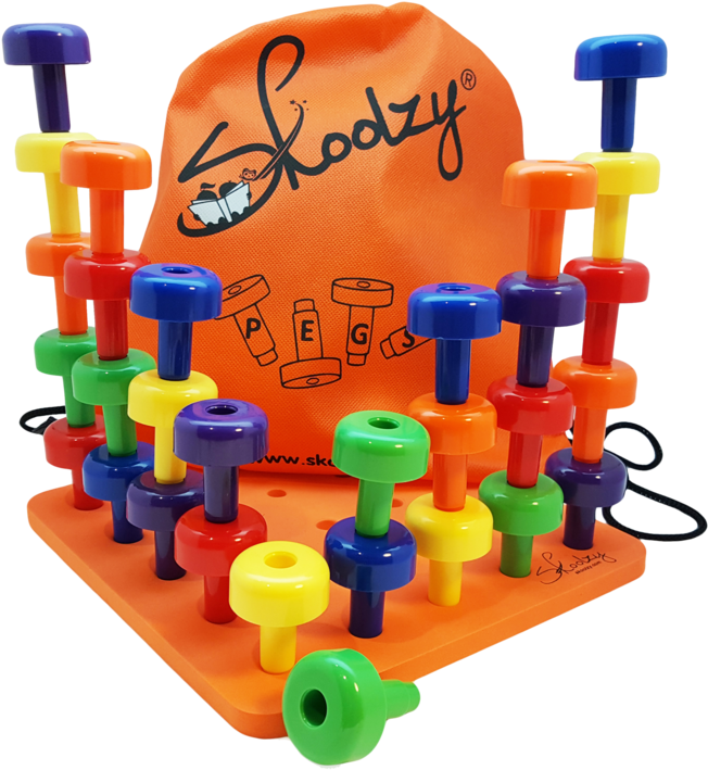 Toddler Toys Pegboard - Peg Board Set - Montessori Occupational Therapy Fine (667x720), Png Download