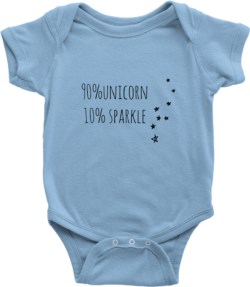 Teelaunch Bodysuit Baby Onesie / Light Blue / Nb 10% - My Mom Doesn T Need Your Advice (1000x1000), Png Download