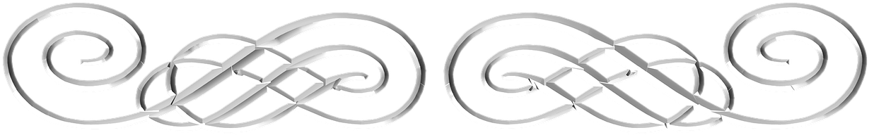 Silver Ornamental Flourish - Gold Name Border Png (1280x640), Png Download