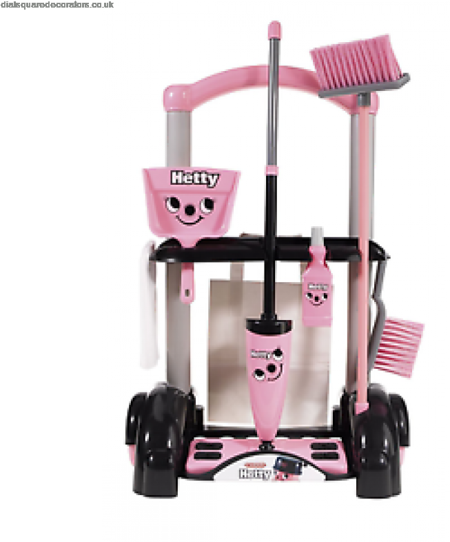Buy Now Casdon 630 Hetty Cleaning Trolley Hoover Mop - Hetty Cleaning Trolley Set (800x785), Png Download