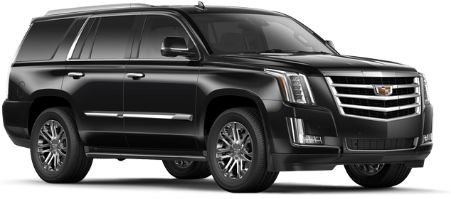 Black Cadillac Escalade (867x350), Png Download