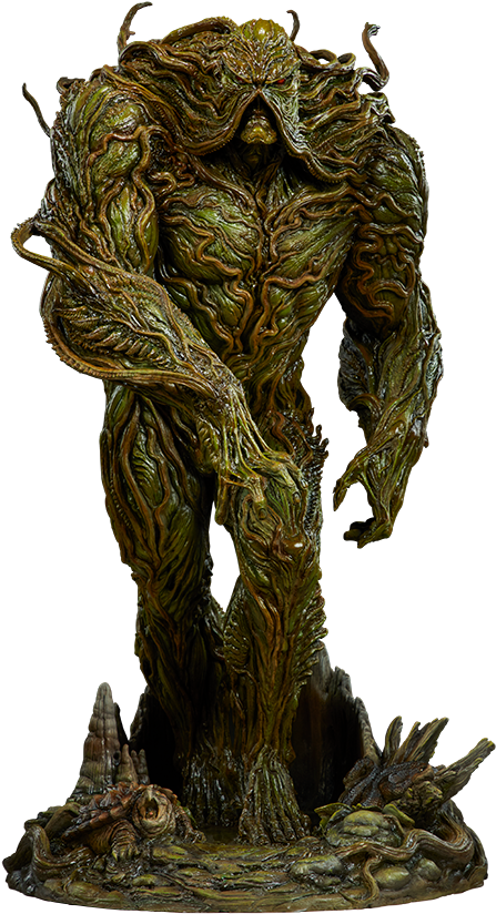 Swamp Thing Maquette Sideshow Collectibles For Sale - Exclusive Swamp Thing Dc Comics Maquette (480x857), Png Download