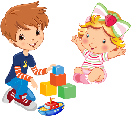 28 Collection Of Daycare Clipart Png - Moranguinho Baby Para Imprimir (450x391), Png Download