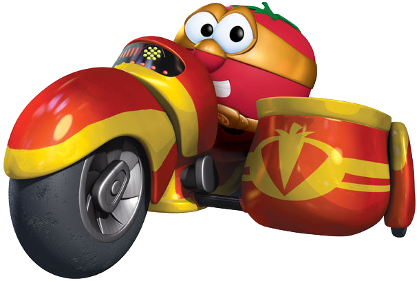 Liv Bobcycle-1 - League Of Incredible Vegetables Larryboy (640x445), Png Download