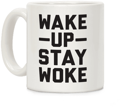 Stay Woke - Funny Mugs Short People (484x484), Png Download