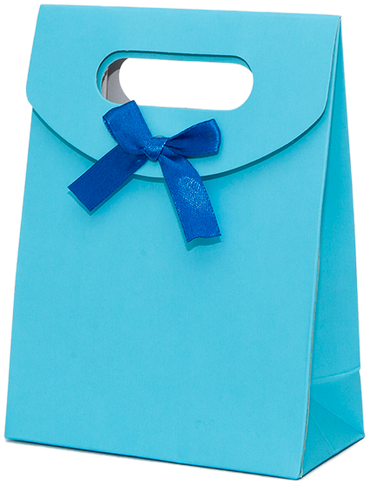 Premium Gift Bag, Blue - Gift Bag Blue Png (500x500), Png Download
