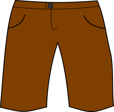 Clipart Pants Shorts - Clipart Shorts (400x396), Png Download