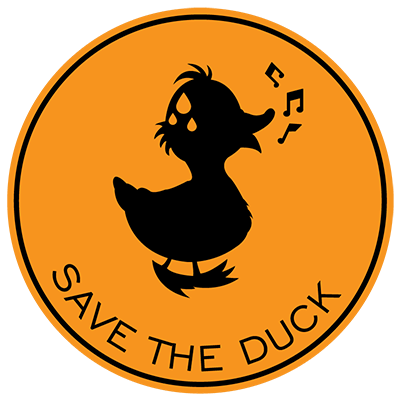 Logo 410x - Save The Duck Logo (400x401), Png Download