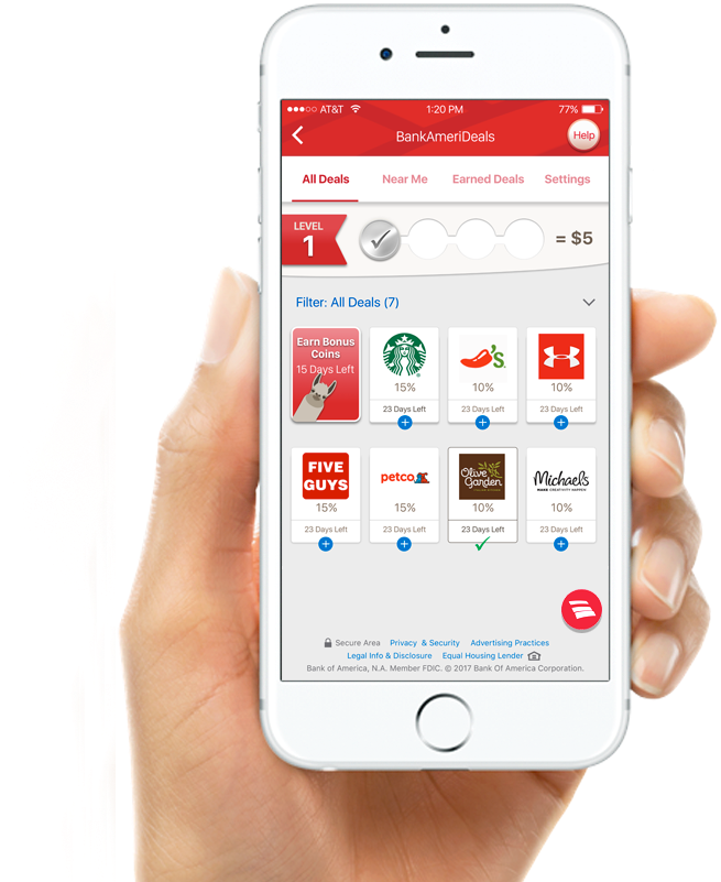 Download Choose The Cash Back Deals You Want Bank Of America Spending