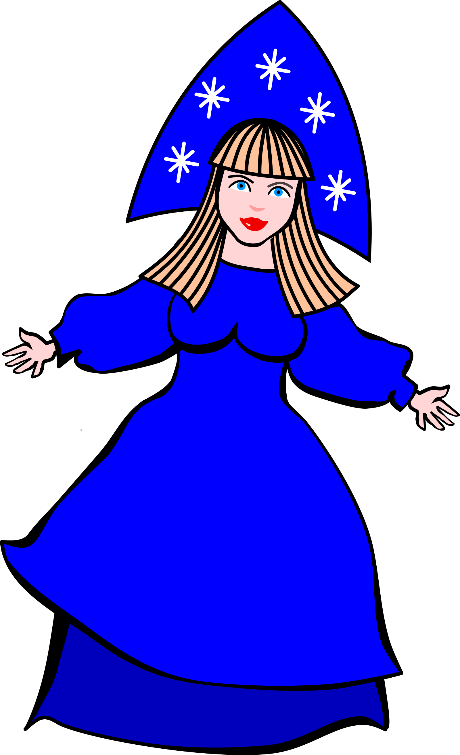Snow Maiden Snegurochka By Rones Png Clip Arts - Maiden Clip Art (365x600), Png Download