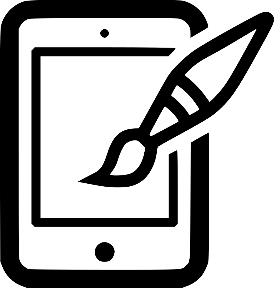 Art Brush Paint I Comments - Mobile Phone (932x980), Png Download