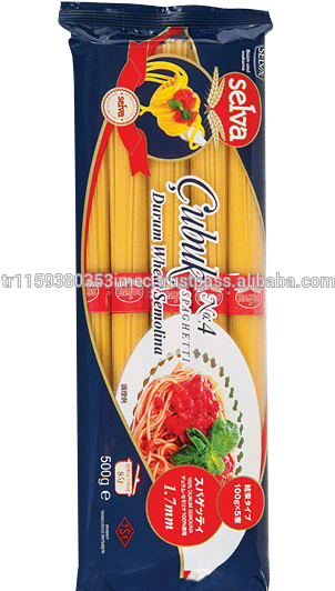 Turkey Spagetti, Turkey Spagetti Manufacturers And - セルバ パスタ 結束 1.7mm 500g (398x547), Png Download