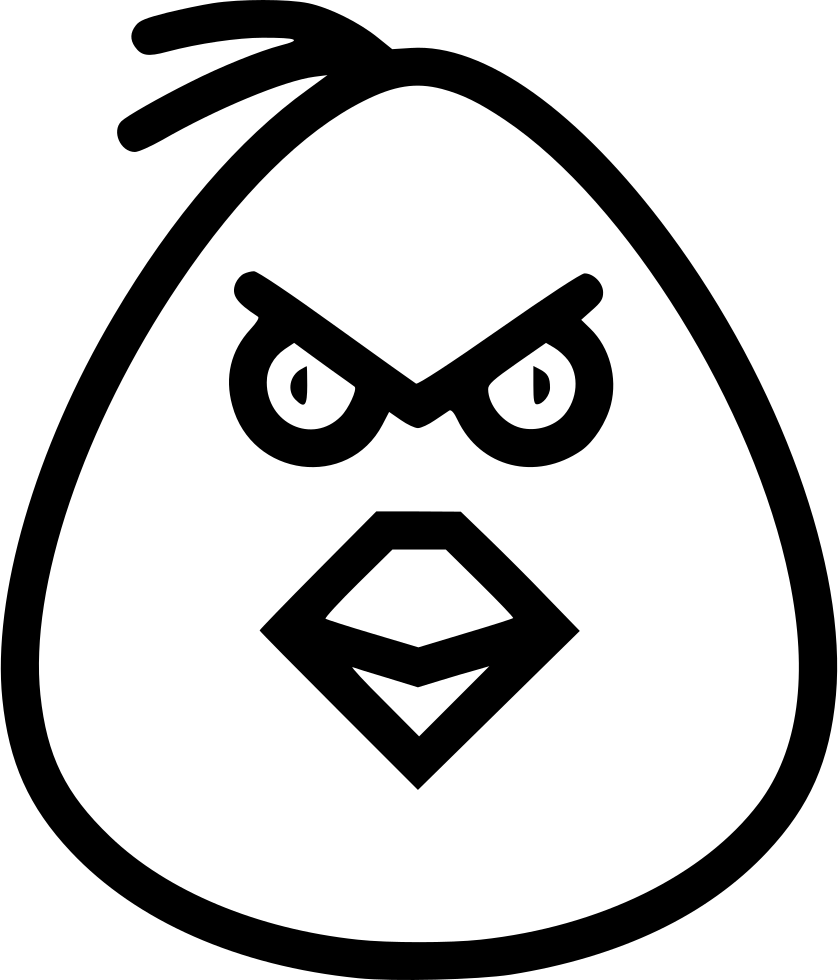 Game Mobile Angry Bird Cartoon Emotion Comments (838x980), Png Download