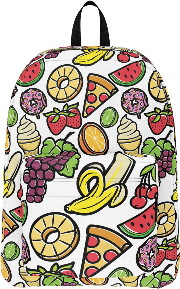 Food Paper Classic Backpack - Backpack (1024x1024), Png Download