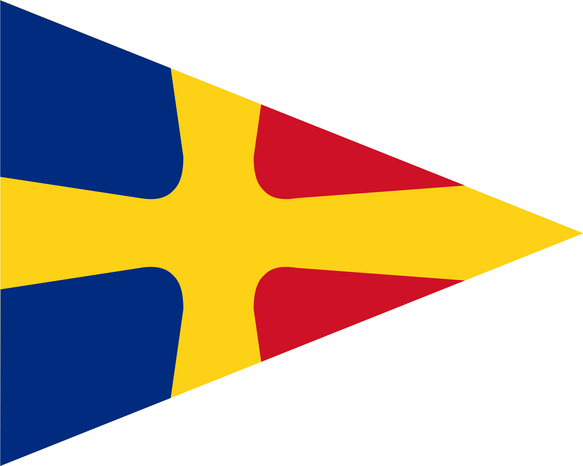 Open - Romanian Pennant (2000x1600), Png Download