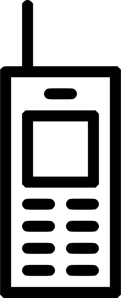 Old School Mobile Phone Workstation Comments - Icon (400x980), Png Download