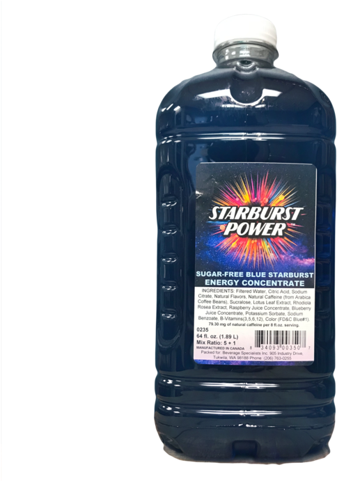 Sugar Free Blue Starburst Energy Concentrate - Hotel (690x690), Png Download