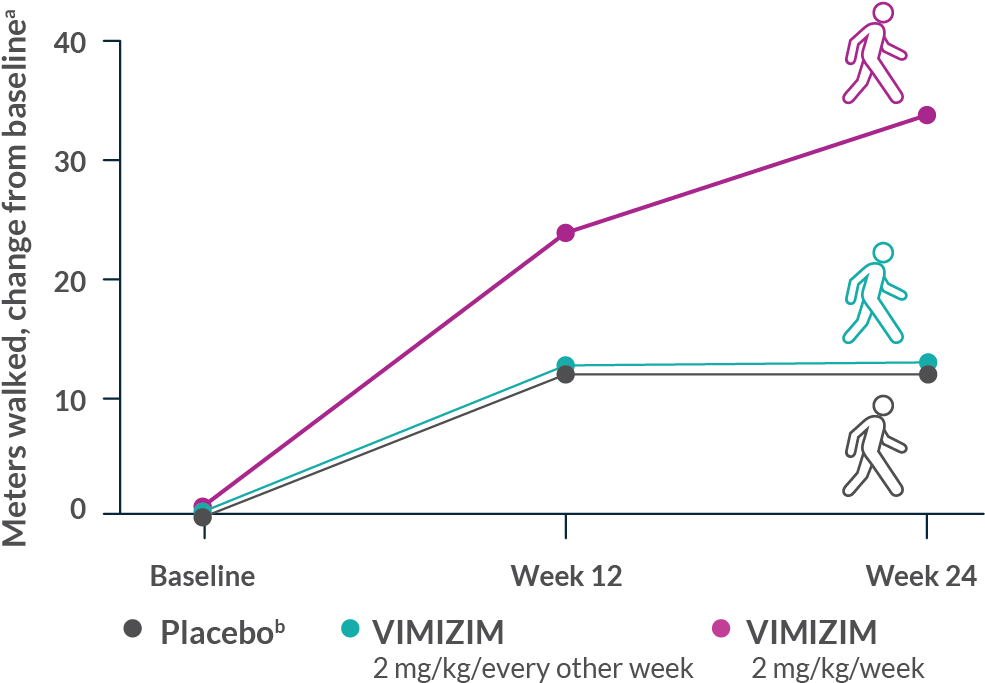 Vimizim Improved Endurance At 6 Months - Placebo (998x683), Png Download