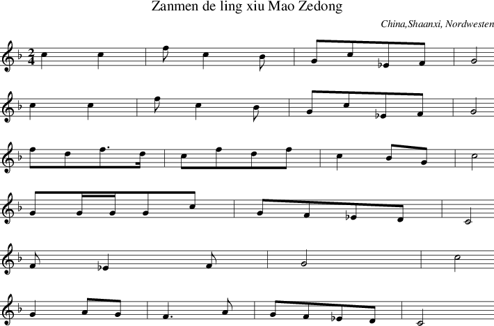 Listen To Zanmen De Ling Xiu Mao Zedong - Partitura De Titanic (710x469), Png Download