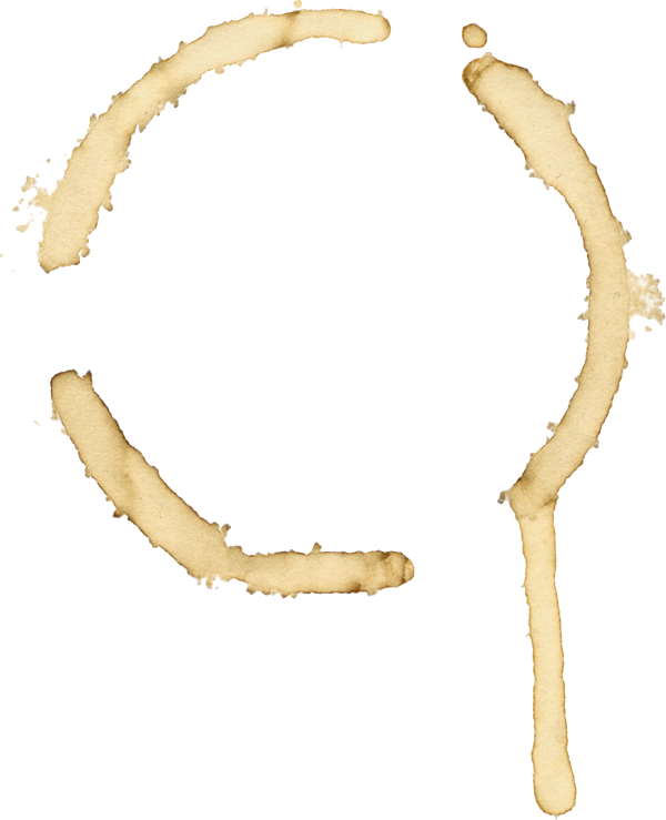 Cofee Stains Png - Larva (600x739), Png Download