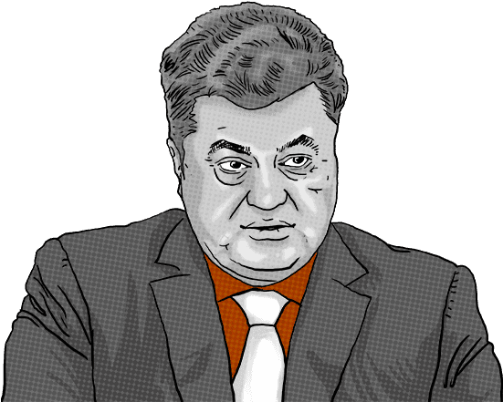 President Of Ukraine - Poroshenko Png (550x454), Png Download