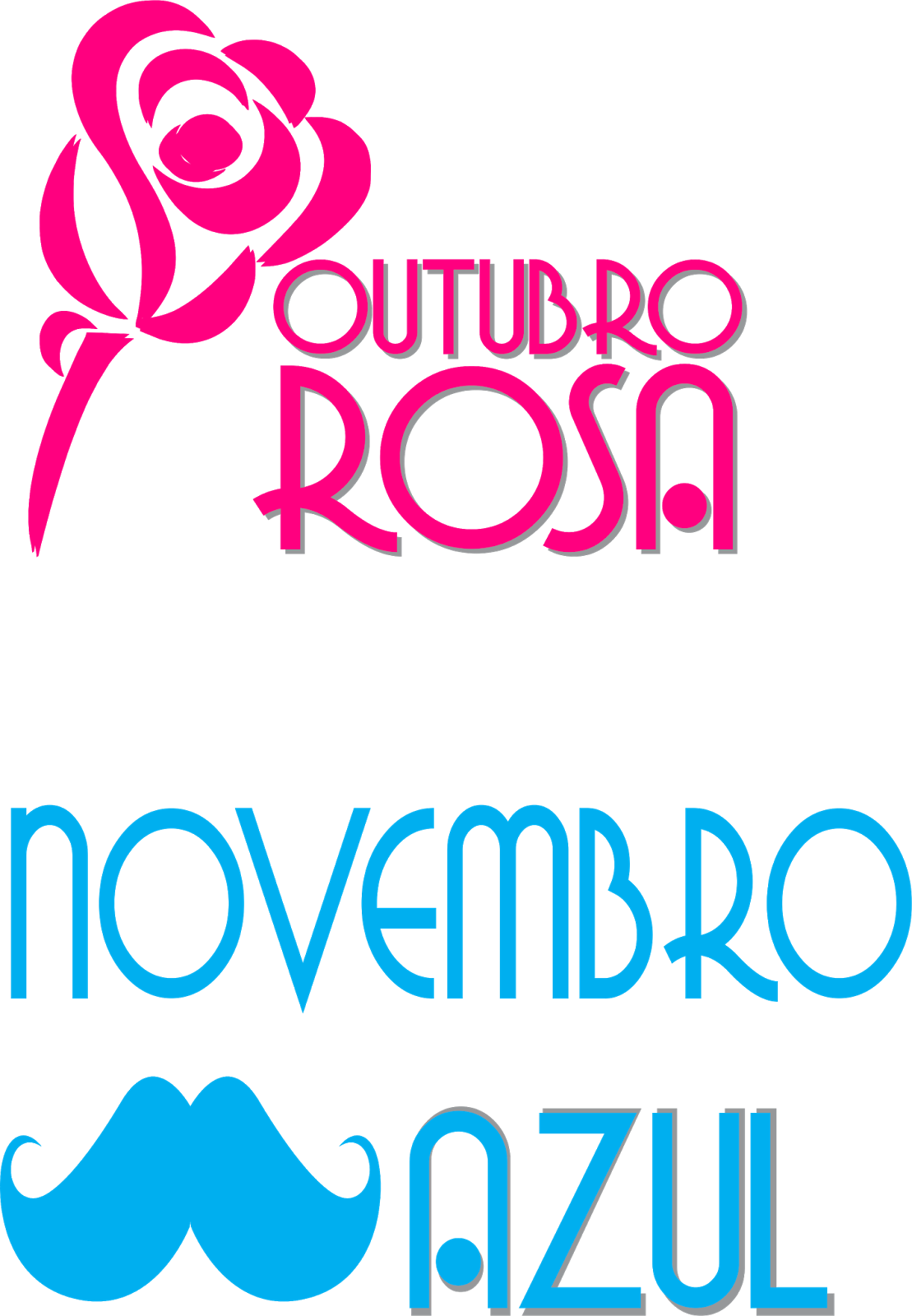 Outubro Rosa E Novembro Azul Png - Outubro Rosa 2013 (1109x1600), Png Download