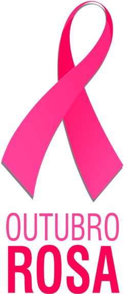 Outubrorosa Logo - The Breast Cancer Awareness Month (257x573), Png Download