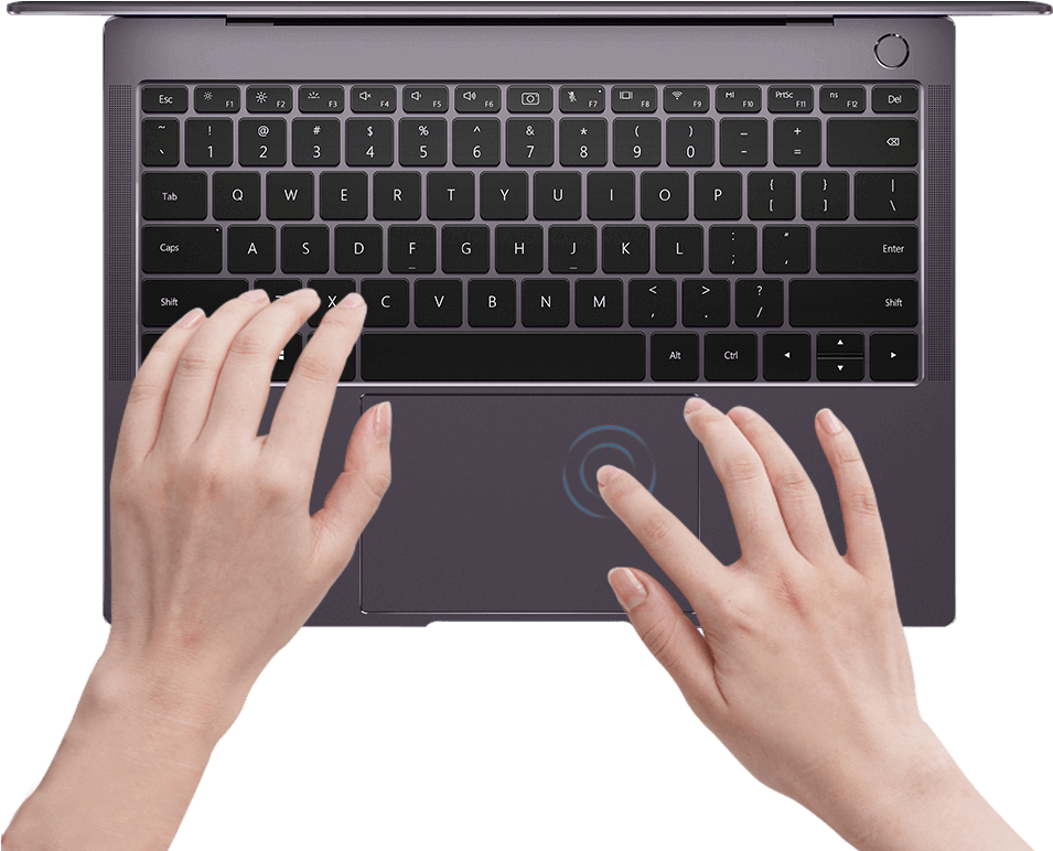 Huawei Matebook X Pro Big And Intuitive Touchpad - Huawei Matebook X Pro Camera (961x771), Png Download
