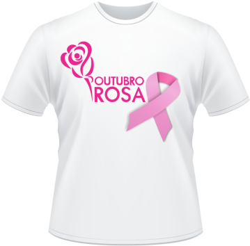 Camiseta Outubro Rosa - Cool Design Ideas For T Shirt (373x369), Png Download