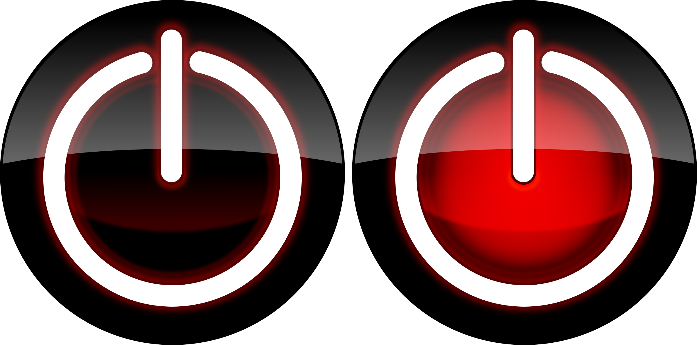 This Free Icons Png Design Of On / Off (2400x1188), Png Download
