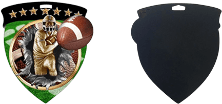 Quality Premium - Burst Thru Football Trophy (531x452), Png Download