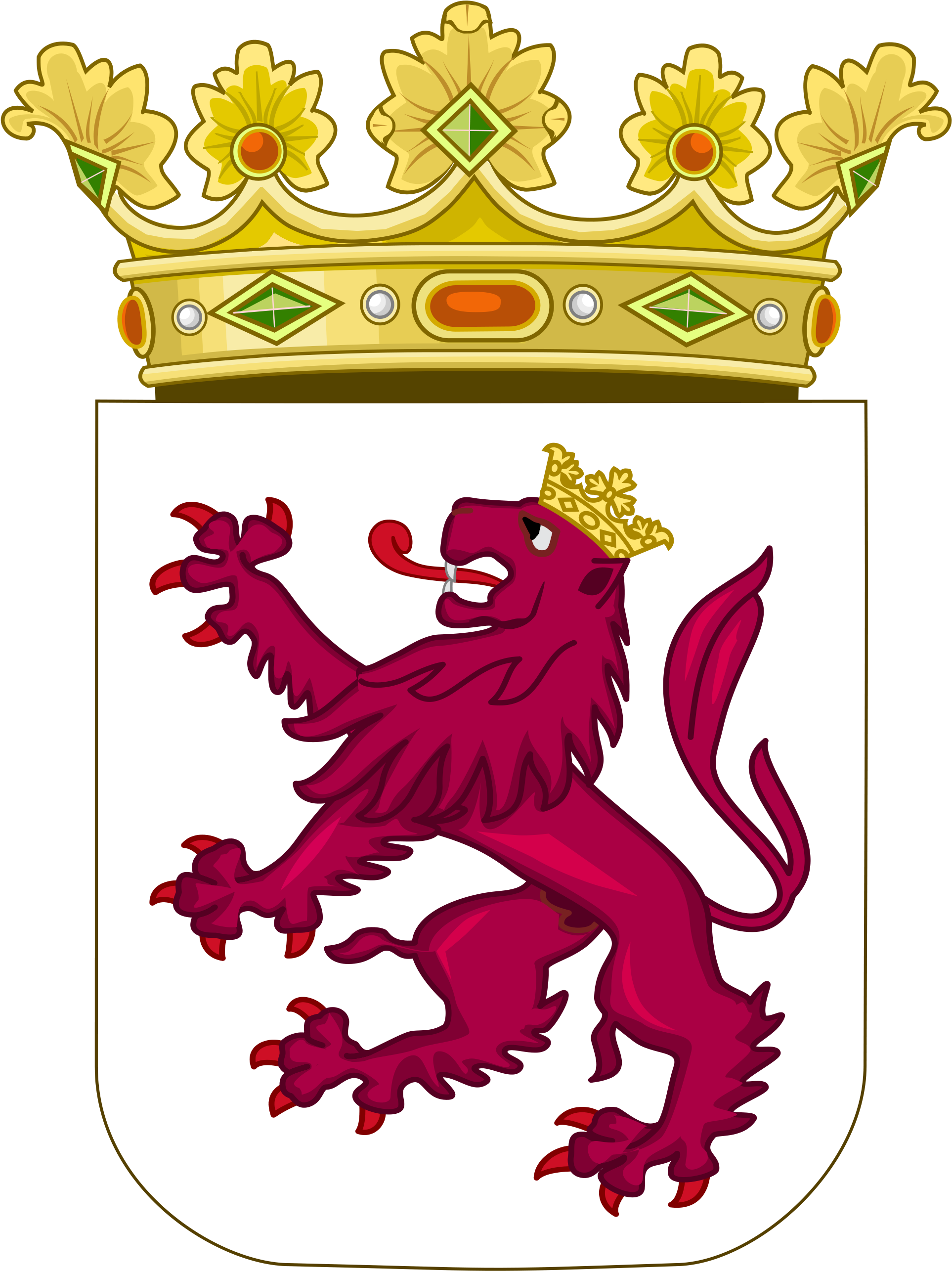 Open - Shield Of Leon (2000x2680), Png Download