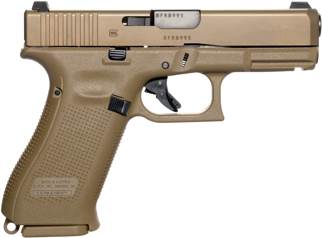 Glock 19x Short Slide With Full Size Frame - Glock 19x (1500x1131), Png Download