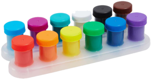 China Manufacturer Non-toxic Acrylic Finger Paint Water - Poster Paint (350x350), Png Download