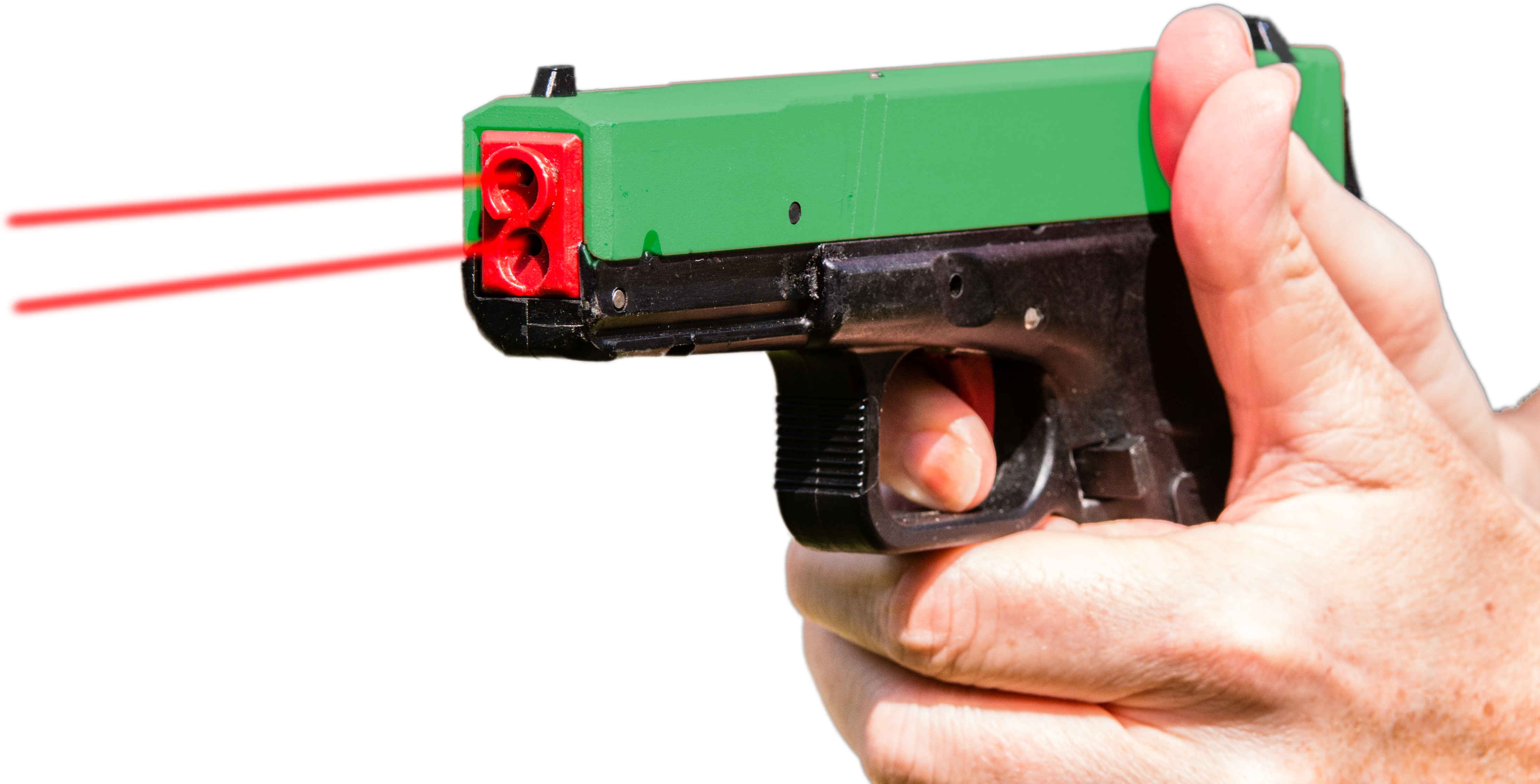 R-r Green Slide - Trigger (4421x2251), Png Download