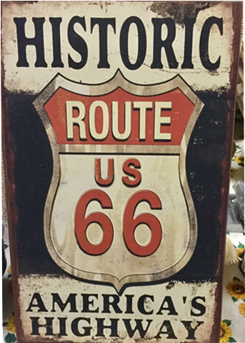 Wilco Home 'route 66 America's Highway' Graphic Art (480x480), Png Download