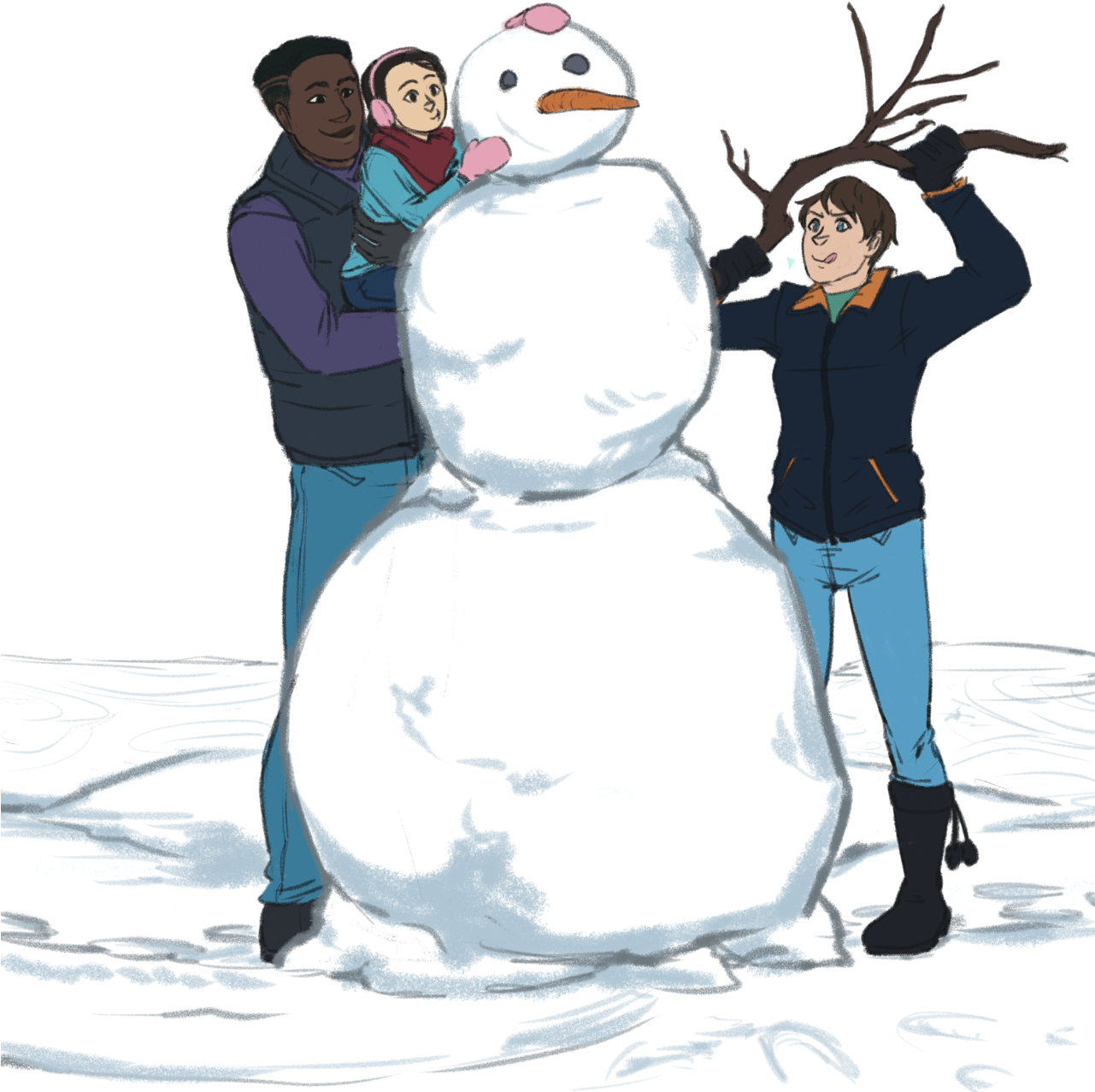 “ As Is Usual I *finger Guns* Do Everything To Avoid - Snowman (1280x1379), Png Download