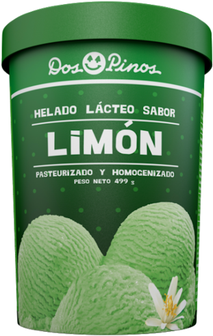 Unnamed - Helado Limon Dos Pinos (1000x562), Png Download